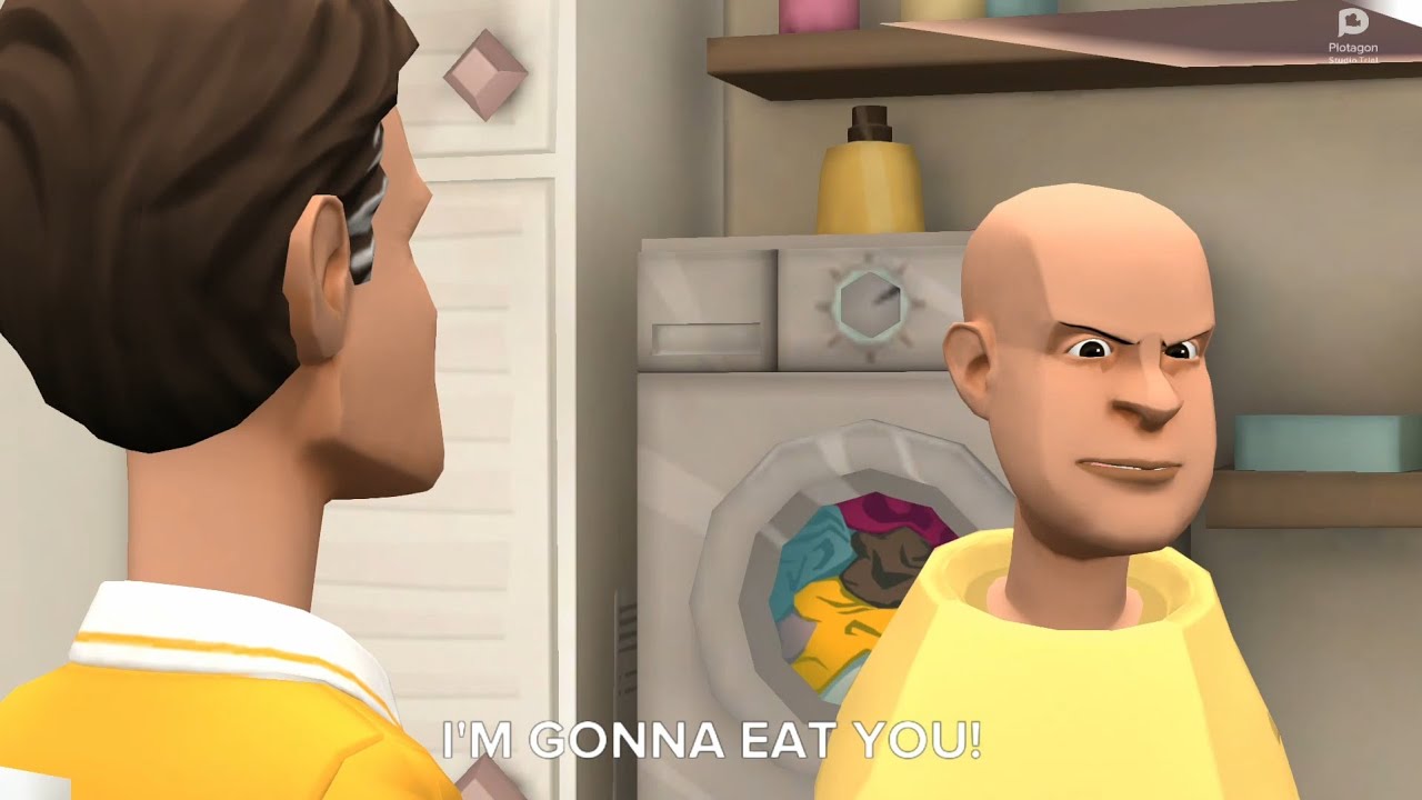 Fat Caillou pees in the Ikea display toilet/kicked out/banned/grounded