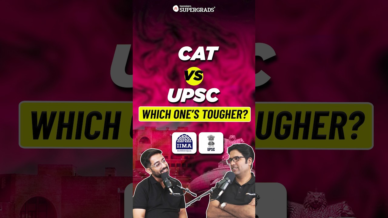 CAT vs UPSC: Which Exam is More Difficult? 🔍| Which Exam Is More Challenging? | #shorts