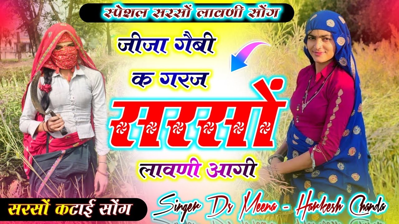 स्पेशल लावणी सोंग // जीजा गैबी क गरज सरसों लावणी आगी // SINGER DS MEENA 
