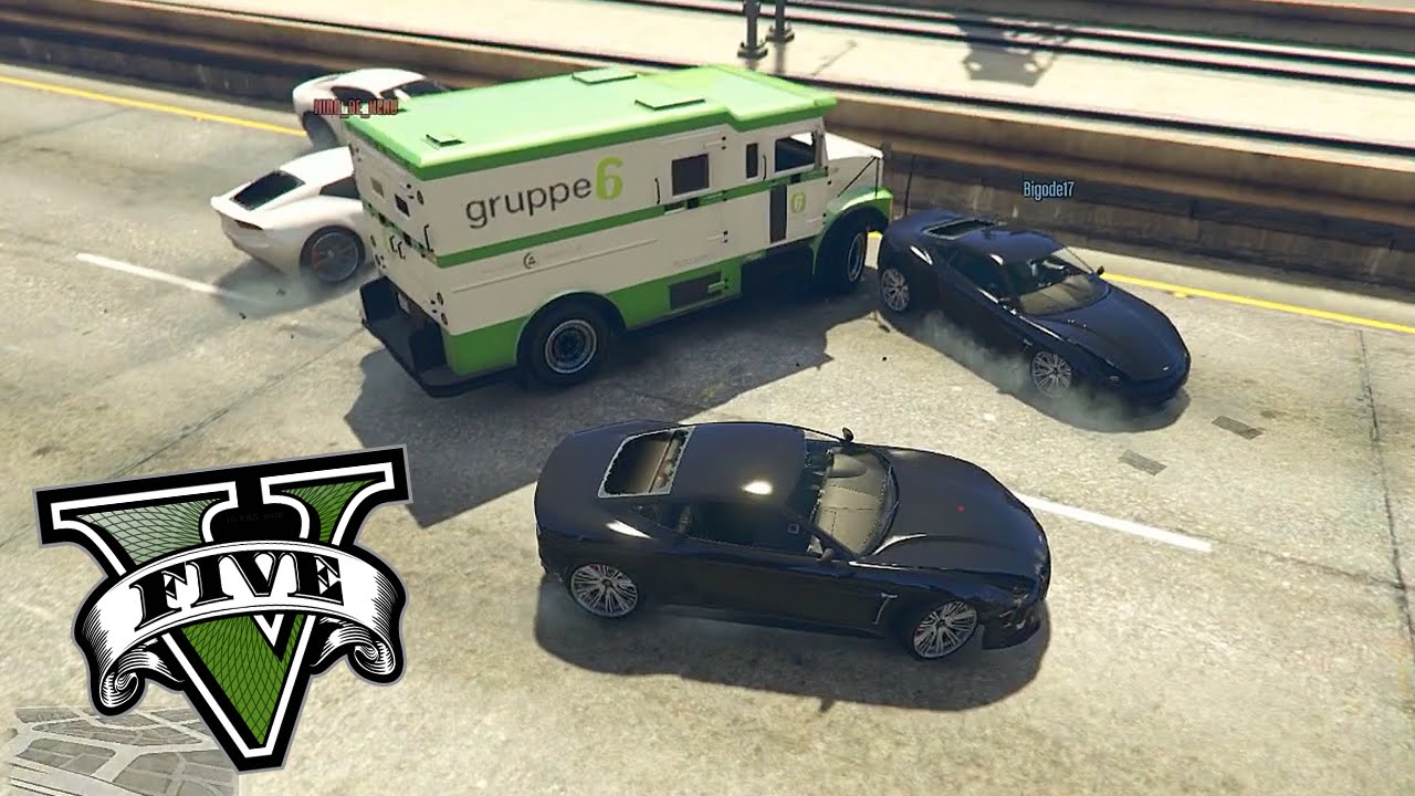 GTA V Online - Bruno, O Melhor Motorista!! Agressores vs Defensores #2