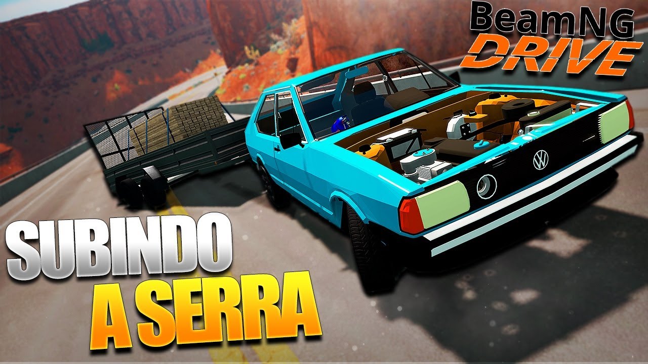 SUBINDO A SERRA DE PASSAT TURBO COM 1400Kg! BeamNG.drive