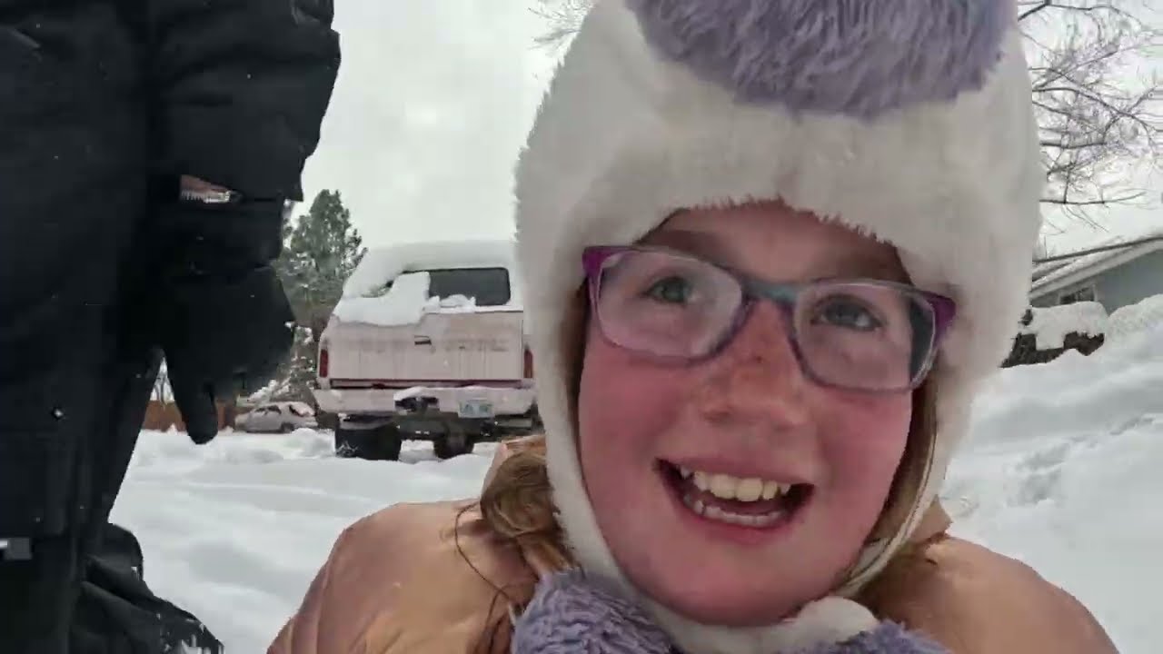 Fun Day Sledding In the Neighborhood!!!