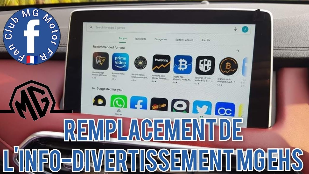 Un boîtier Android spécifique pour MG EHS, par Bassevelle Auto Services