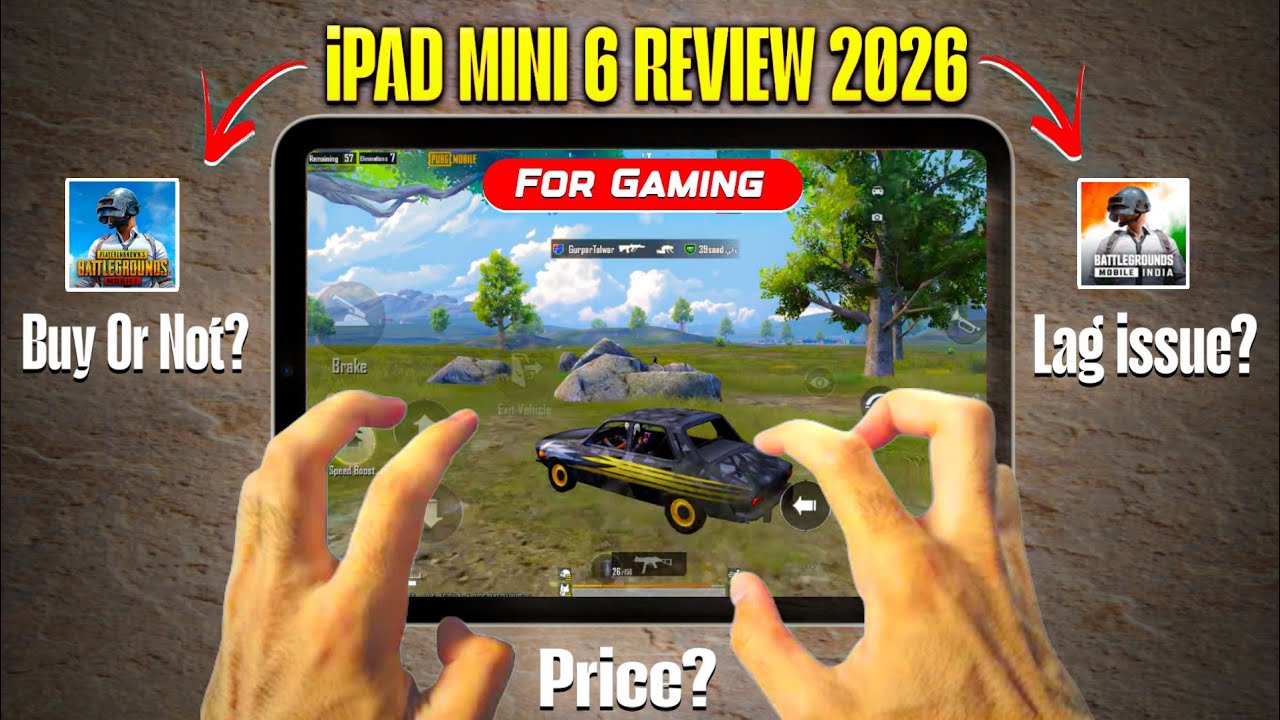 iPad Mini 6 Full Review 2026 | Buy Or Not For Gaming? HDR Test With Recording🔥 PUBG Mobile - BGMI