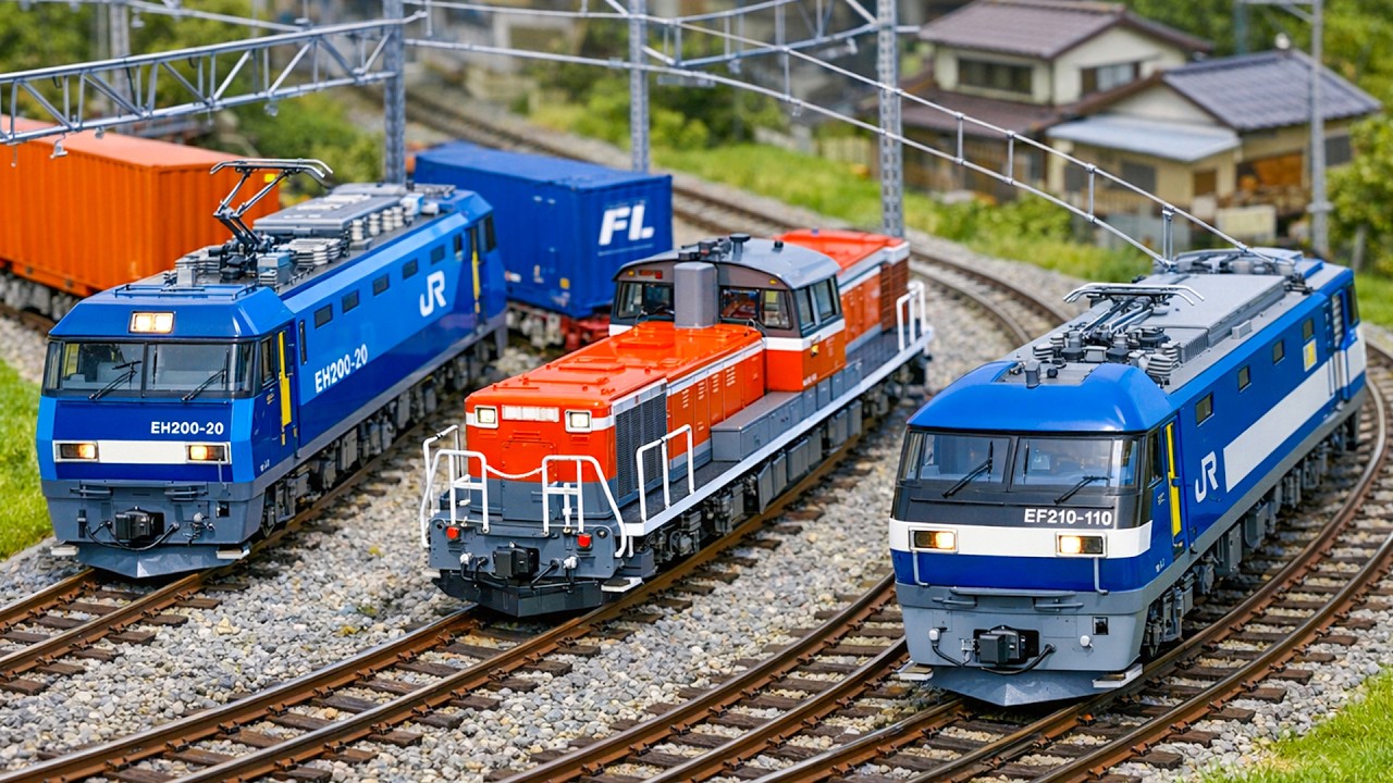 Kato 3045 EH200 Electric Locomotive Unboxing | Model Train Collection