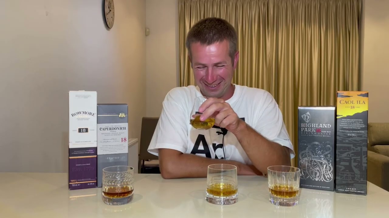 bowmore 18 - caol ila 18 - HP18 - caperdonich 18