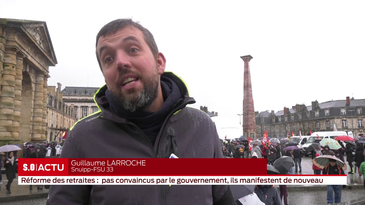 Manifestation du 12 décembre à Bordeaux