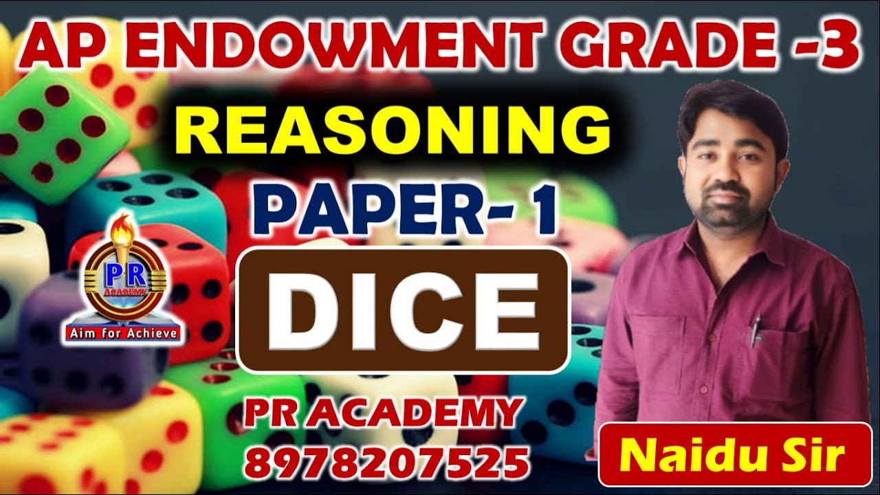 AP Endowment 2025 Notification | Daily Live Reasoning Practice | Dice | PR Academy |