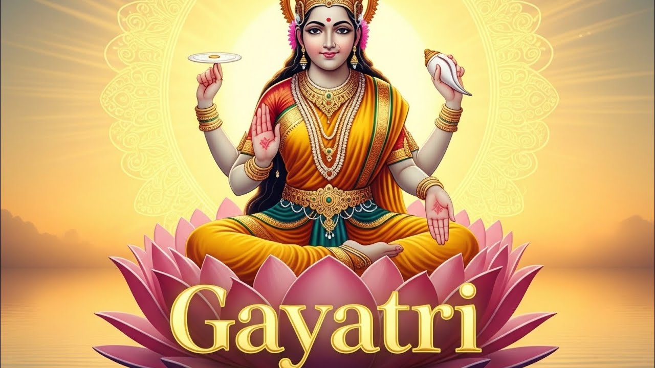 Gayatri Mantra With Lyrics |  Special | Most Powerful Mantra |