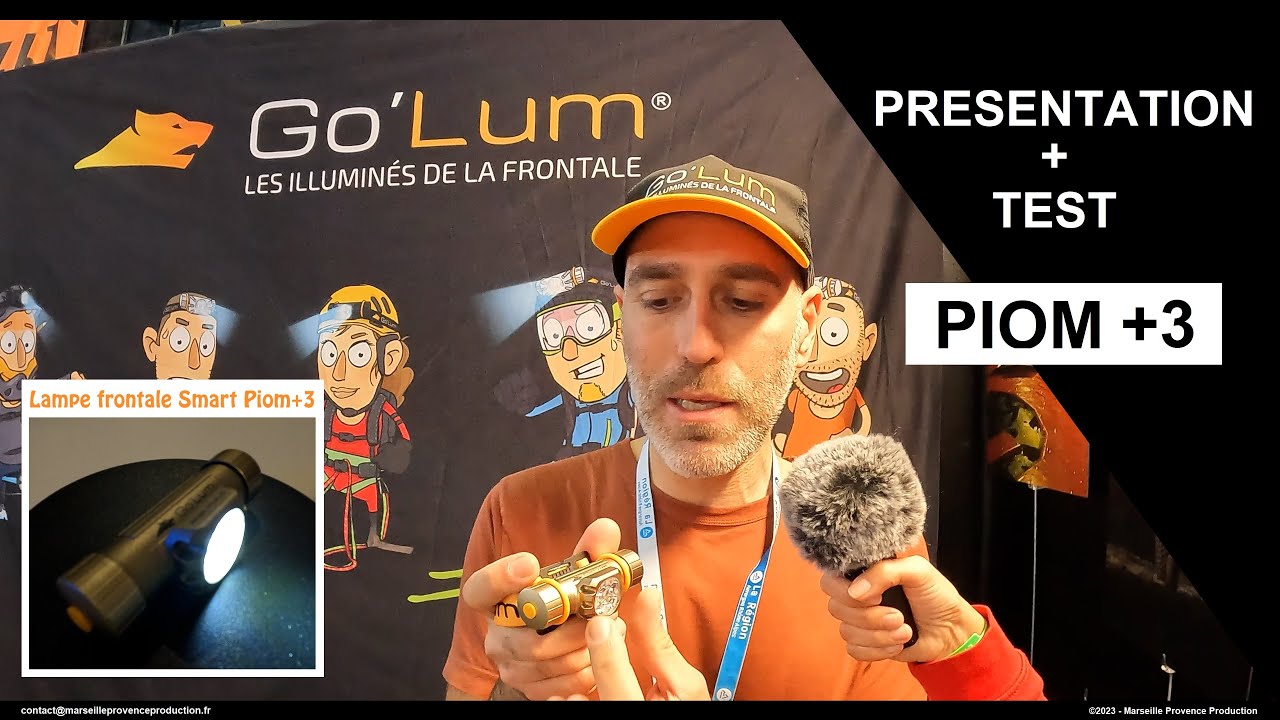 Go'Lum Frontale Smart Piom+3 - Présentation + test