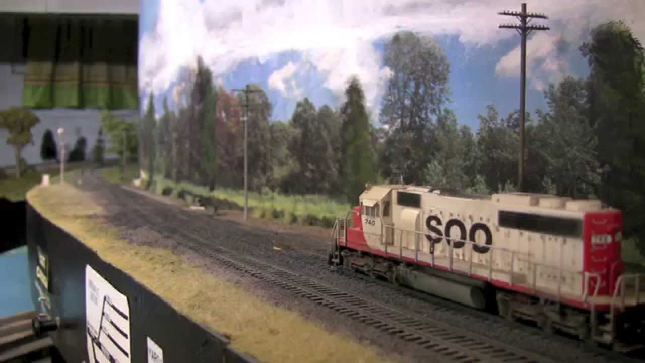 Bob Rivards Soo Line Layout - Meet at Cardigan- HO Gauge Model Trains