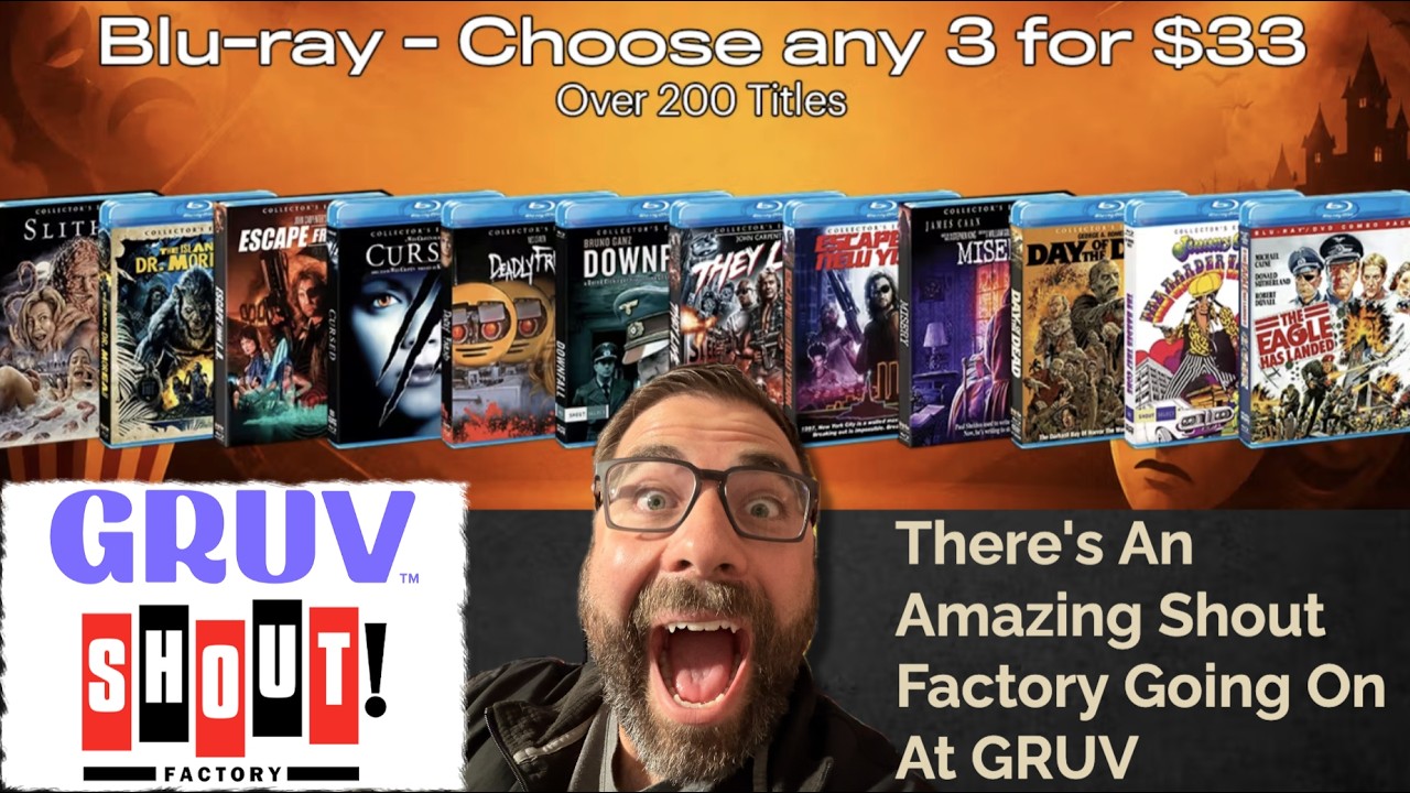 На GRUV прямо сейчас идет потрясающая распродажа фильмов от Shout Factory и Scream Factory