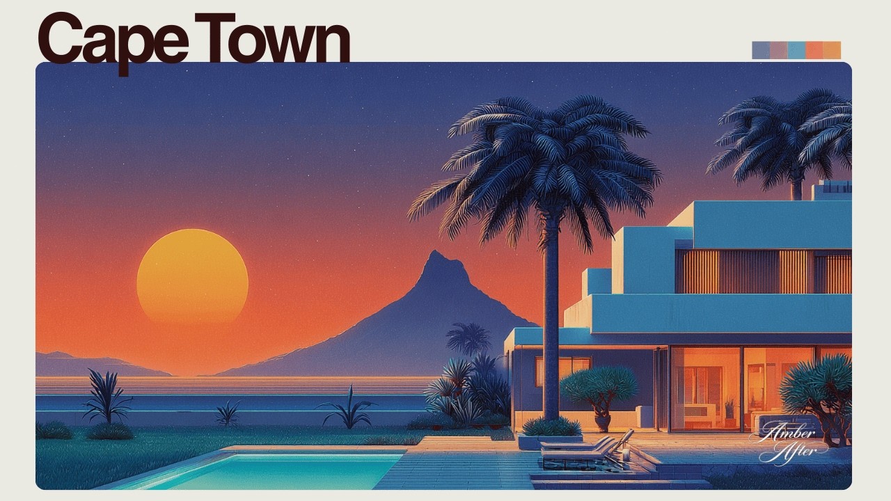 Deep Jazz House Mix | Cape Town Sunset Drive | Focus, Work & Late Night Chill