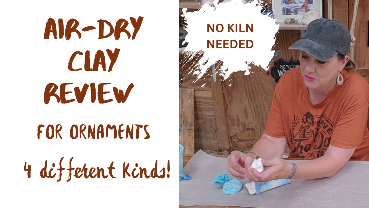 AIR DRY CLAY REVIEW, 4 different kinds, WOW!