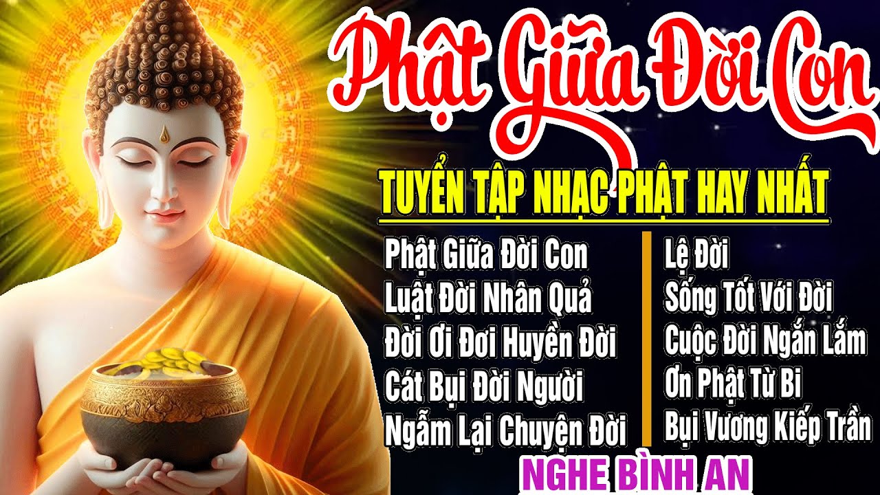 Nhạc Phật Giáo - LK Nhạc Phật Giáo Hay Nhất 2024 #79 Bài Phật Giữa Đời Con,... #Nghe Về Đêm Ngủ Ngon