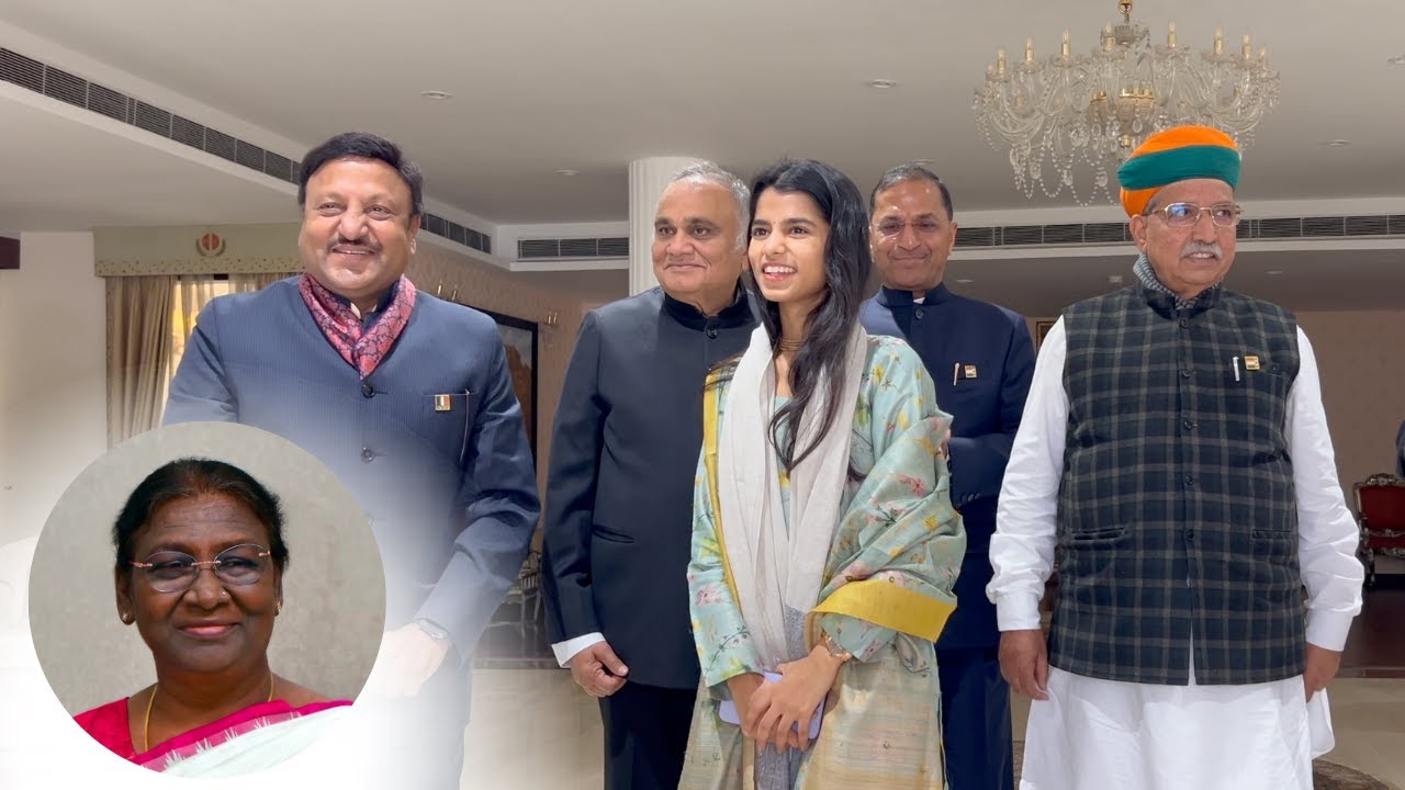 Maithili Thakur met President Droupadi Murmu - VLOG