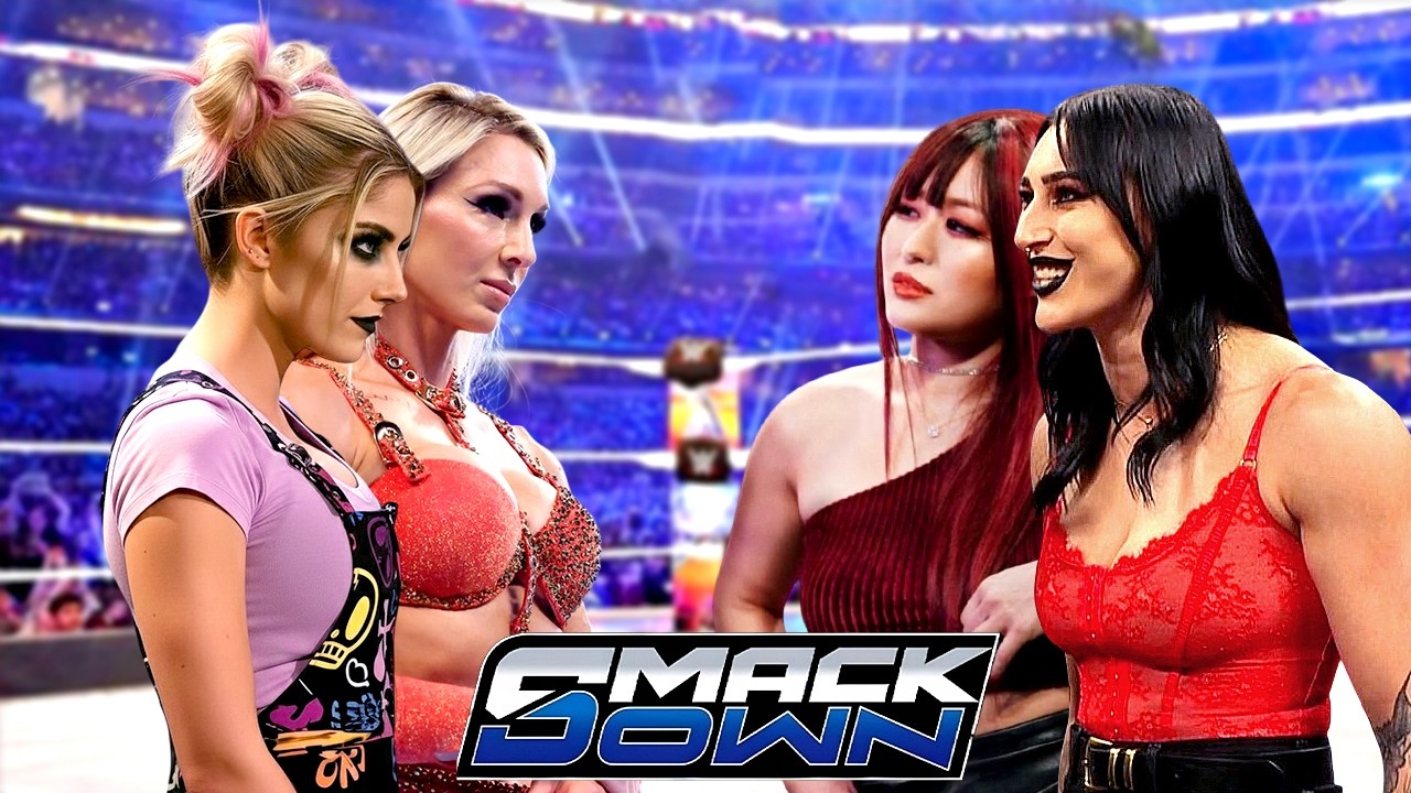 Полный матч: Риа Рипли и Айо Скай против Алексы Блисс и Шарлотты Флэр | WWE SMACKDOWN 17.03.2026