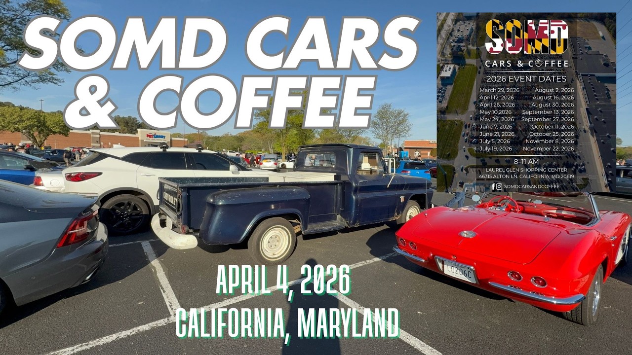 SOMD Cars & Coffee - Калифорния, Мэриленд, 12.04.2026