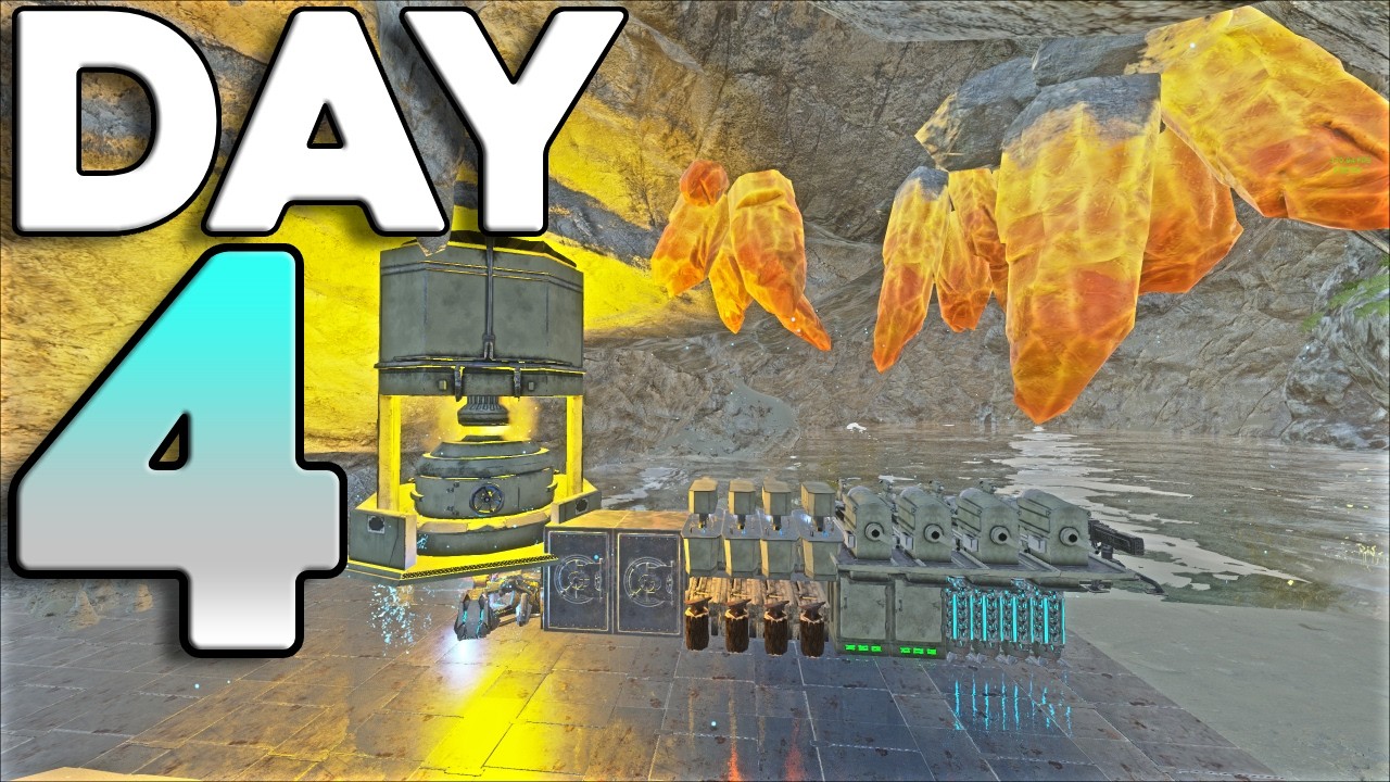 How 4 Ark Veterans Online Raided a Broken Iceberg Cave! - Ark PvP