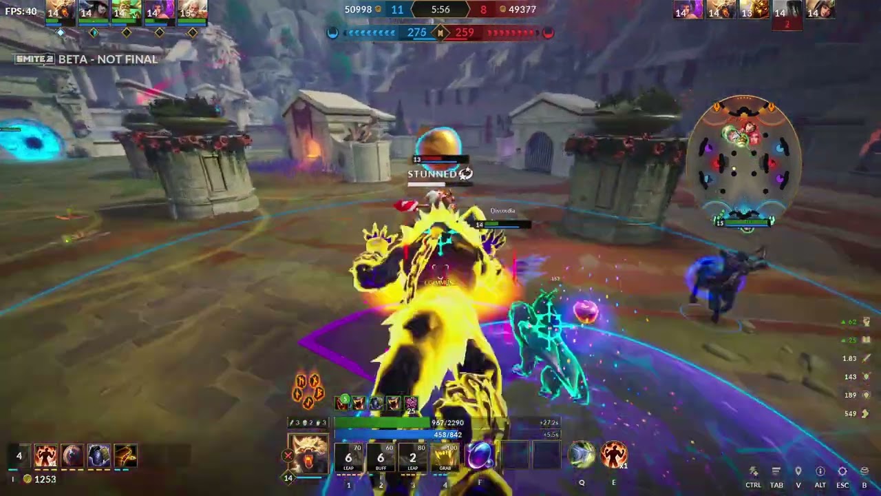 5-8 Forgot Aspect and Force Vortex | Fenrir | Arena Match | Smite 2