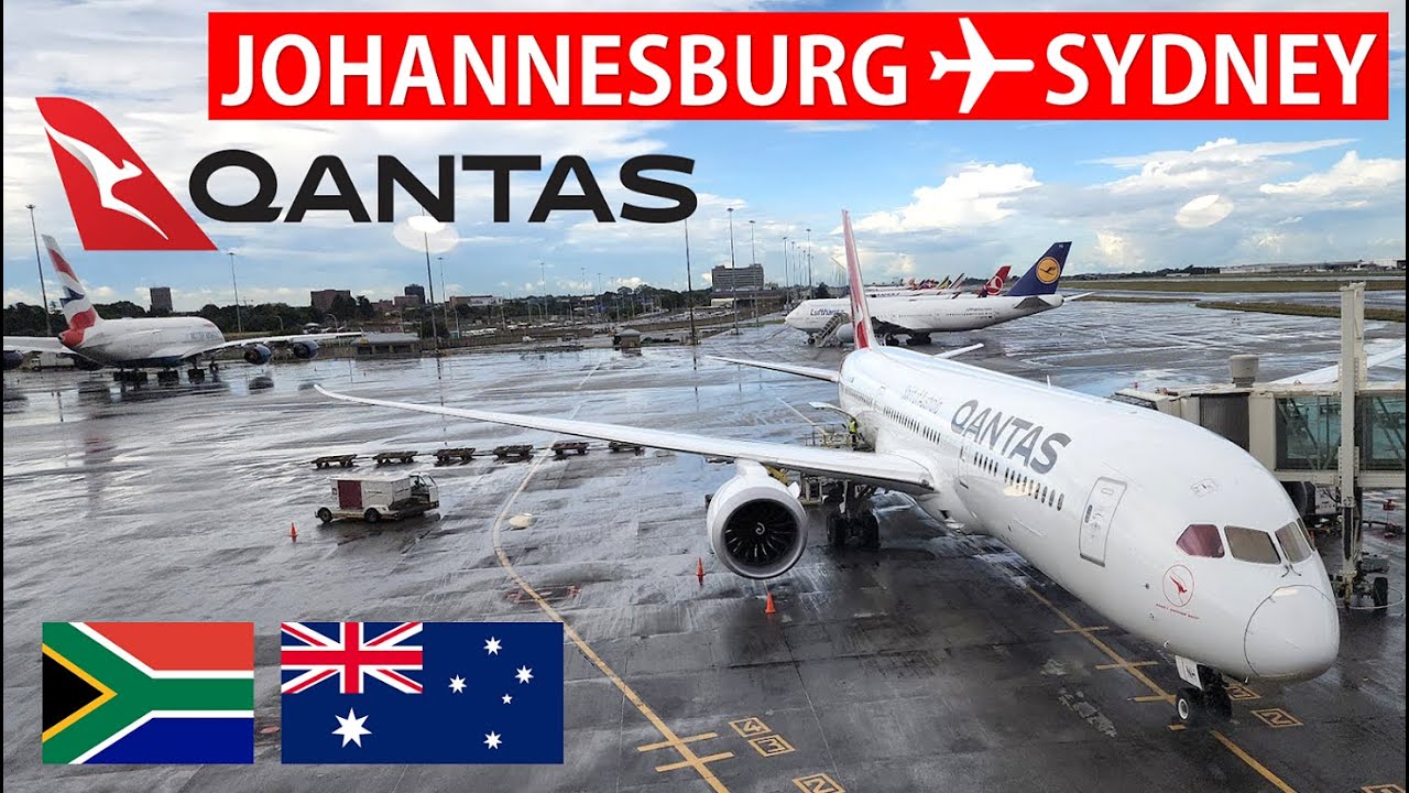 Qantas 787 Economy Flight Experience: Johannesburg to Sydney (QF64)