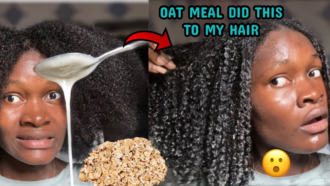 WHAT OATMEAL GEL DID TO MY HAIR | I tried oatmeal gel on my hair for the first time