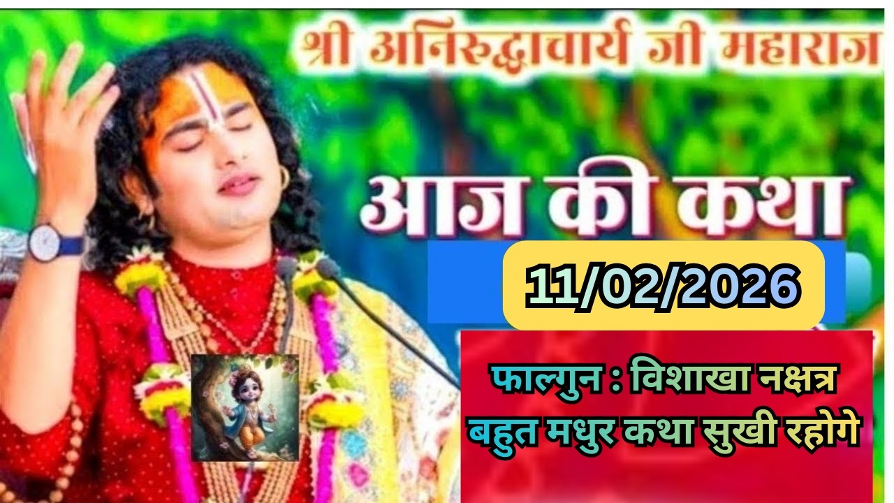 Aaj ki katha aniruddhacharya ji maharaj live 🙏 aniruddhacharya ji maharaj live 💥 bhagwat katha live