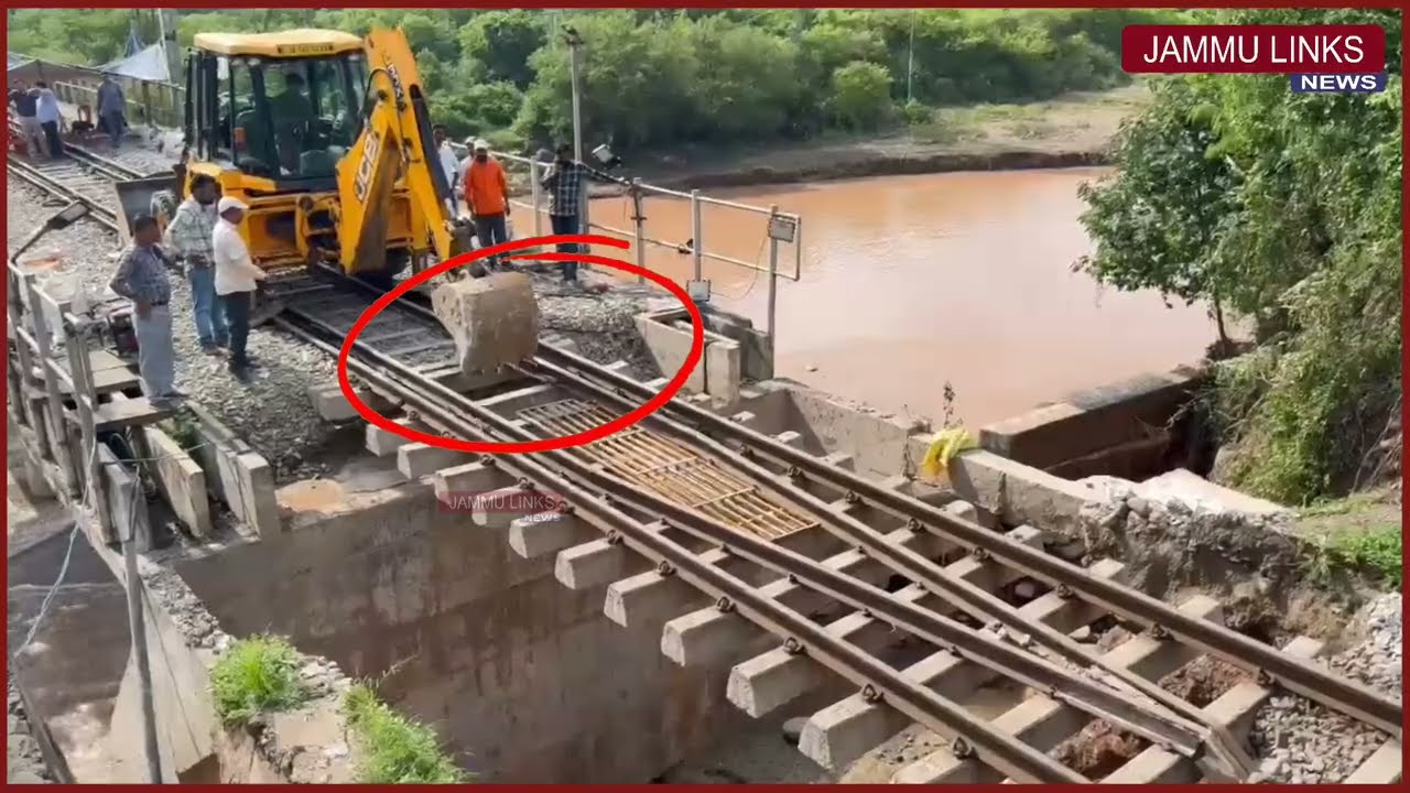 Heavy Rains Damage Bridge; Railways Suspend Udhampur&ndash;Katra Train Services