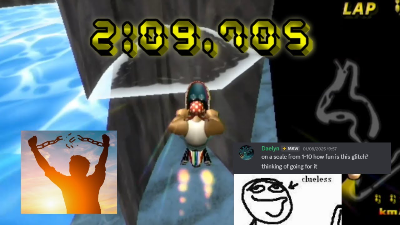 [MKW CR] Koopa Cape (Glitch) - 