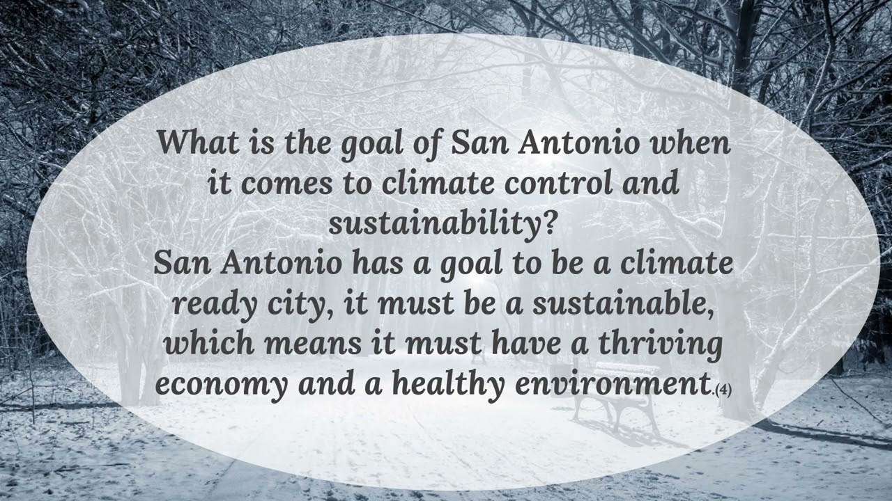 Climate change in San Antonio
