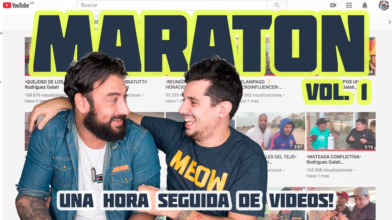🎞 •MARATÓN Volumen 1 • UNA HORA SIN INTERRUPCIONES DE VIDEOS DE RODRIGUEZ GALATI •