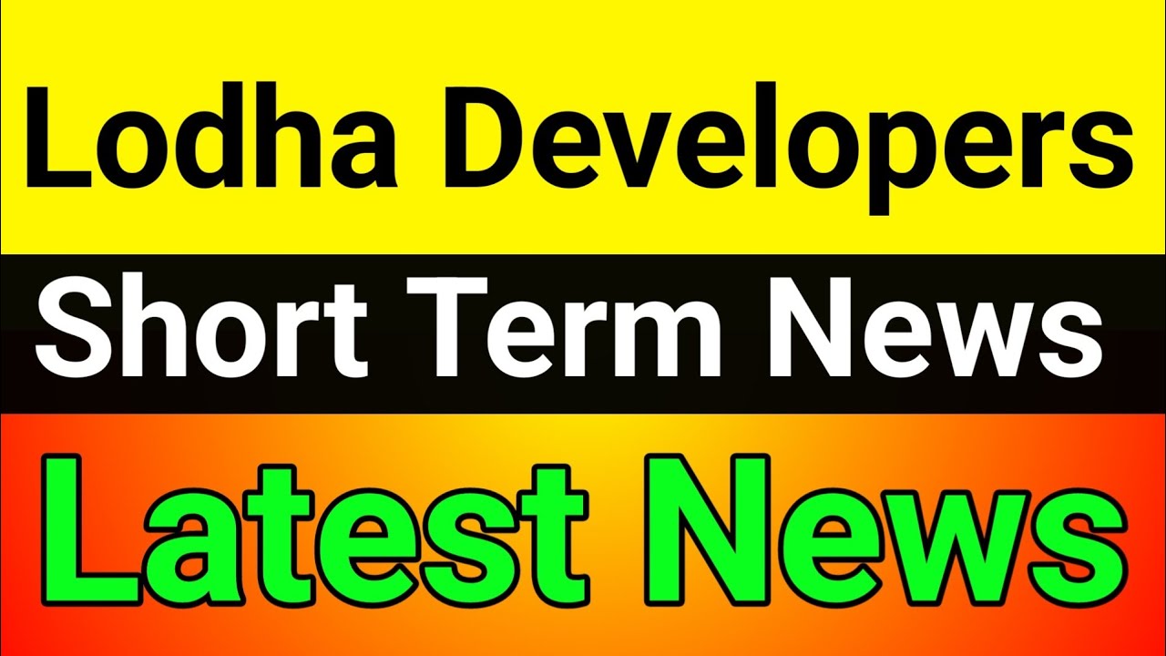 Lodha Developers share latest news🔥 lodha developers share🚀lodha developers share news today