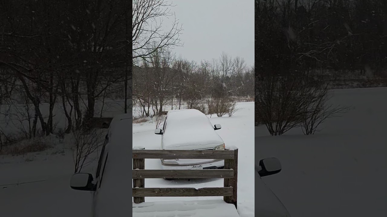 In God "Weather" January 24, 2026 Winter Storm with Snowing good in Dennard Arkansas 