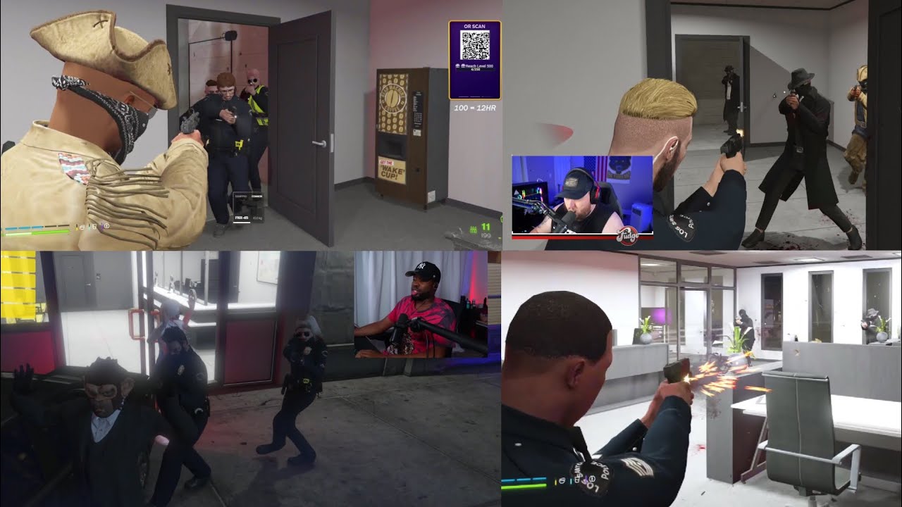 CG Clean Wipe the PD after Breaching their Payday Heist (Multi POVs) | Prodigy RP 2.0