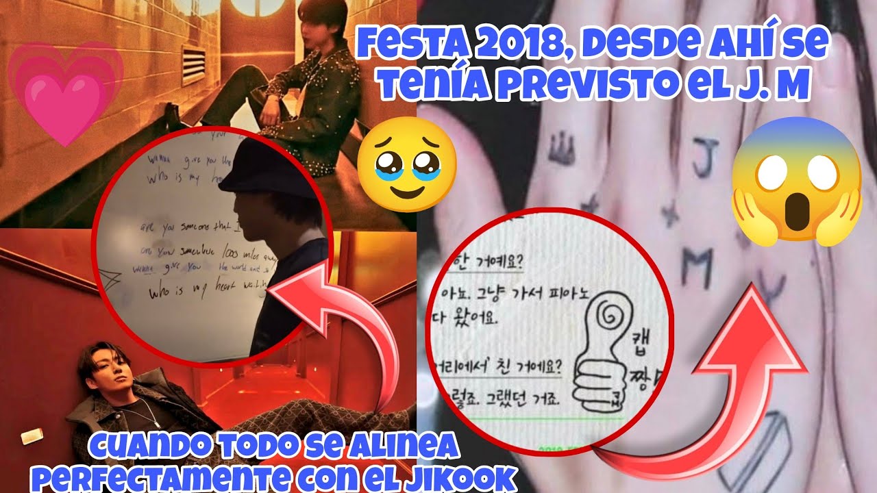 JIKOOK-LAS PRUEBAS OCULTAS DE FESTA 2018 QUE NADIE NOTÓ 😱💜 JIKOOK ERA REAL DESDE AHÍ#jikook