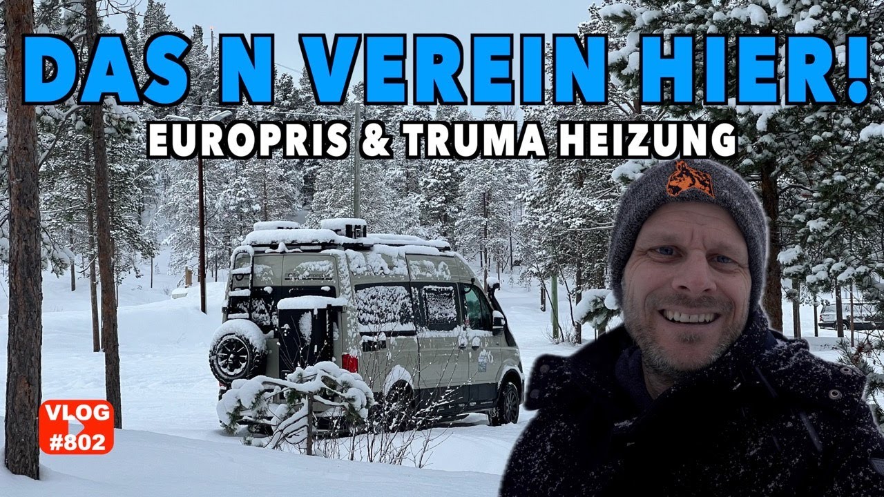 #802 Neuschnee & Absturzgefahr in der Küche! | Freistehen bei -10°C | Europris | Alta, Norwegen