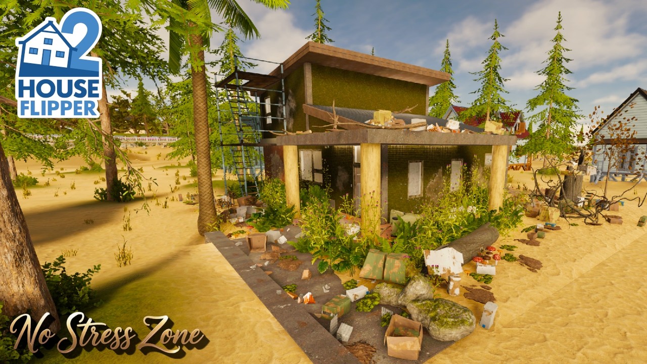 House Flipper 2 – Beach Living Build | No Commentary custom job