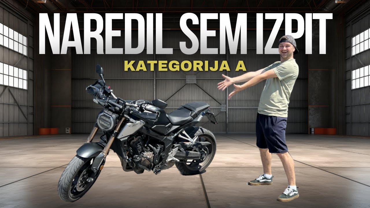 Naredil sem izpit za motor! 🏍️ | VLOG #22
