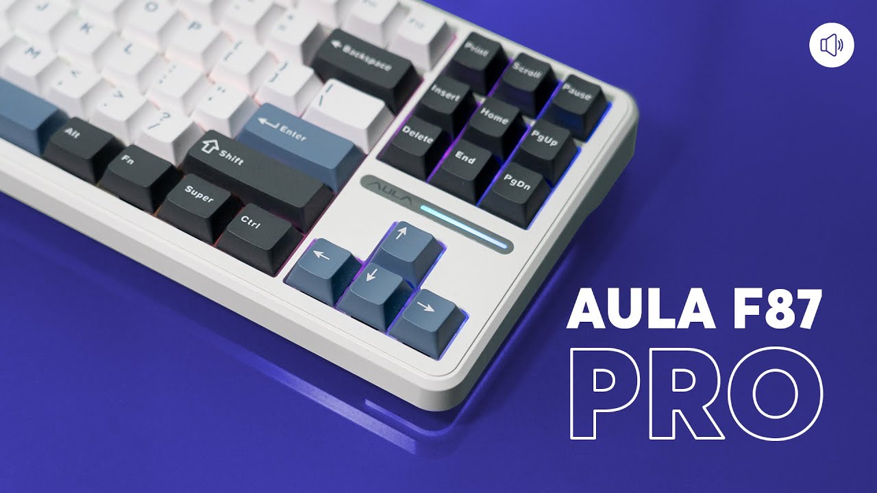 Aula F87 PRO TKL + Leobog Graywood v4 = Sound Test +12dB
