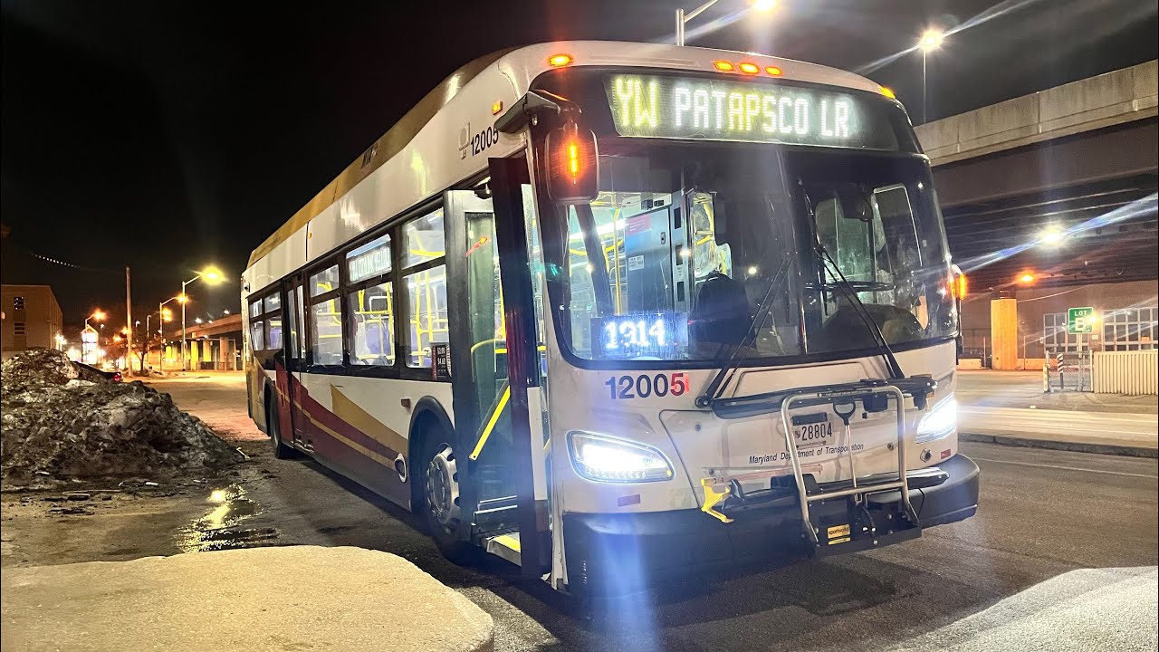 MTA Maryland: 2012 New Flyer XDE40 12005 - CityLink Yellow