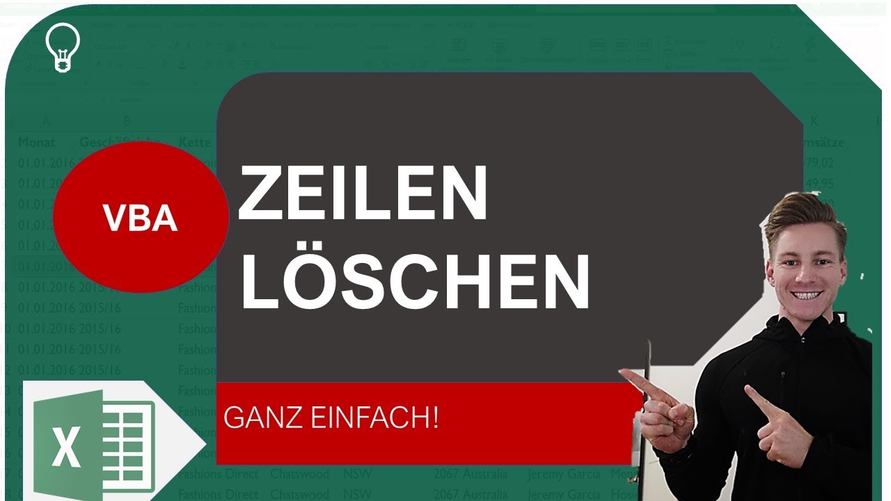 Zeilen einer Liste per VBA Makro löschen I Excelpedia