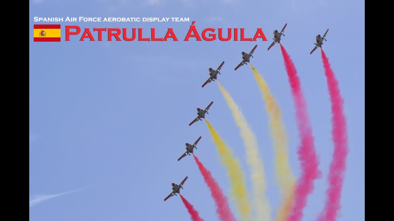 Patrulla Águila fantastico display! Best speaker ever! RIAT