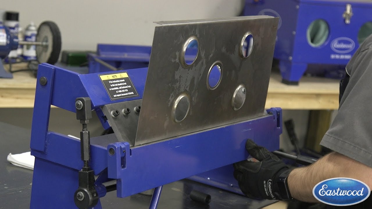 How To Use a Pan Brake to Make a Battery Tray.  Eastwood
