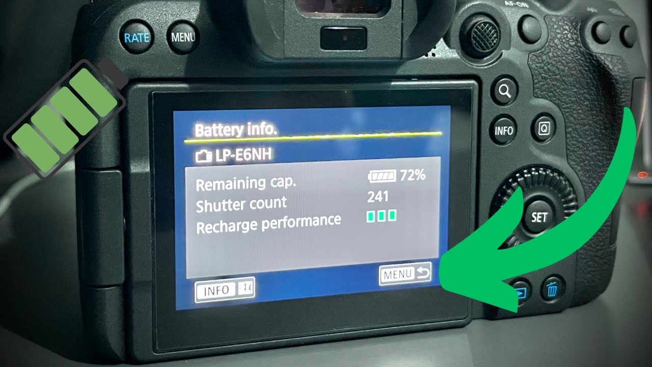How to Check Battery Level on Canon Cameras | Quick Tip