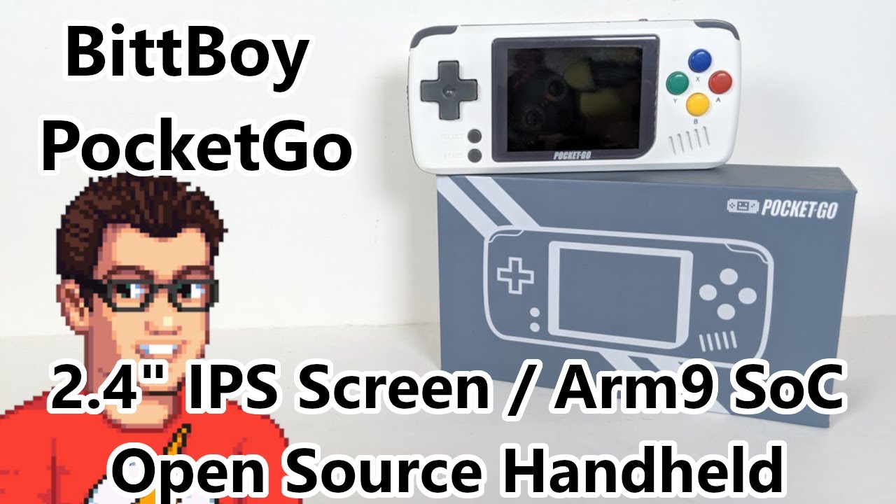 BittBoy PocketGo - Unboxing and Review - GameBoy Micro-Size Open Source Gaming Handheld!