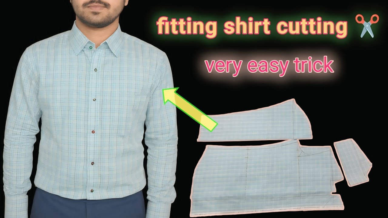 Fitting shirt cutting karna sikhen/shirt cutting very easy tips and tricks 