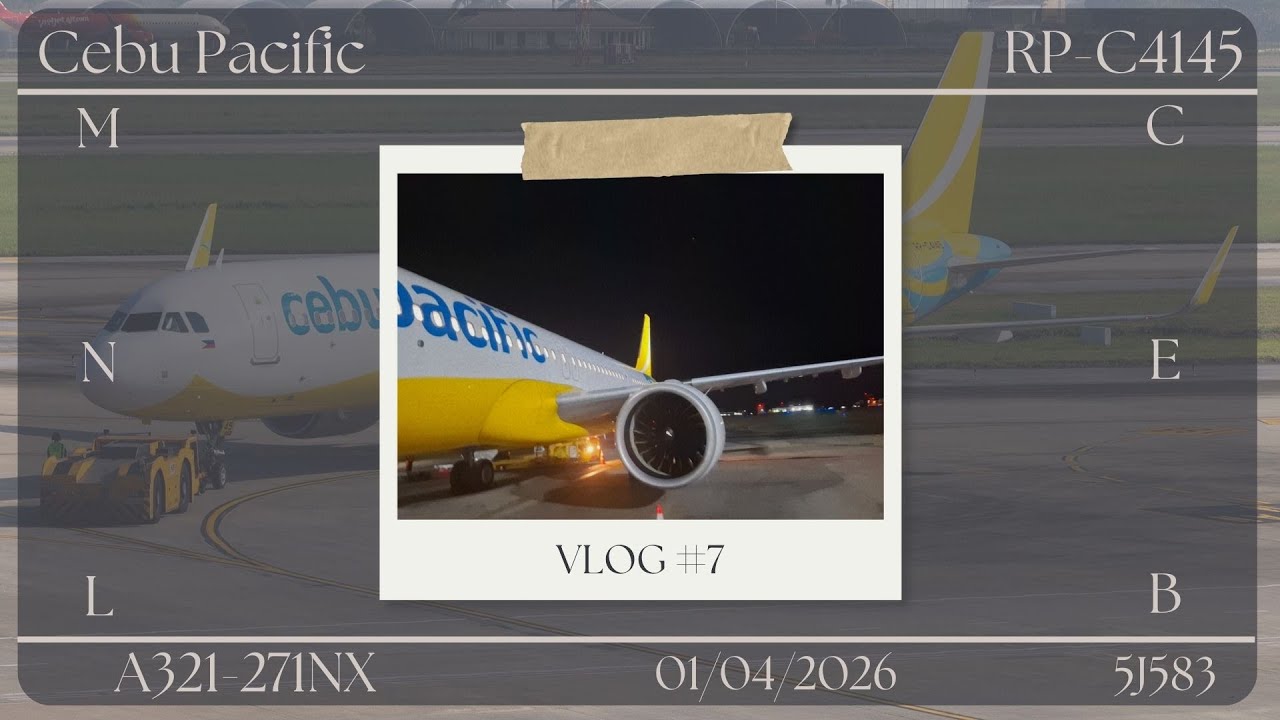 FLIGHT VLOG #7: Cebu Pacific | 5J583 | Manila to Cebu | RP-C4145 | imclint