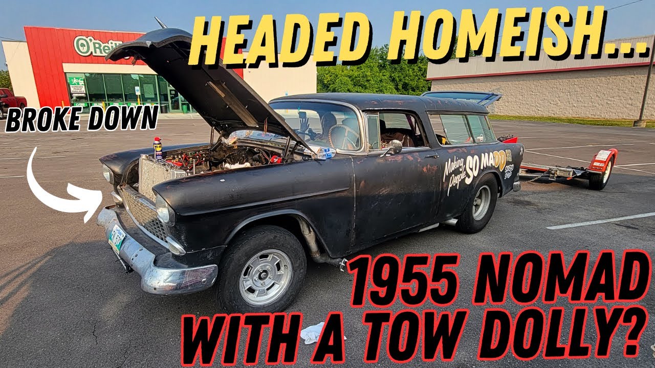 Power Tour Is Over!  Let's Buy A Junker And Tow It 1400 Miles Home With Our 1955 Chevy Nomad...