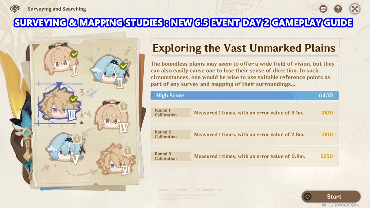 Genshin Impact Surveying & Mapping Studies : New 6.5 Event Day 2 Gameplay Guide