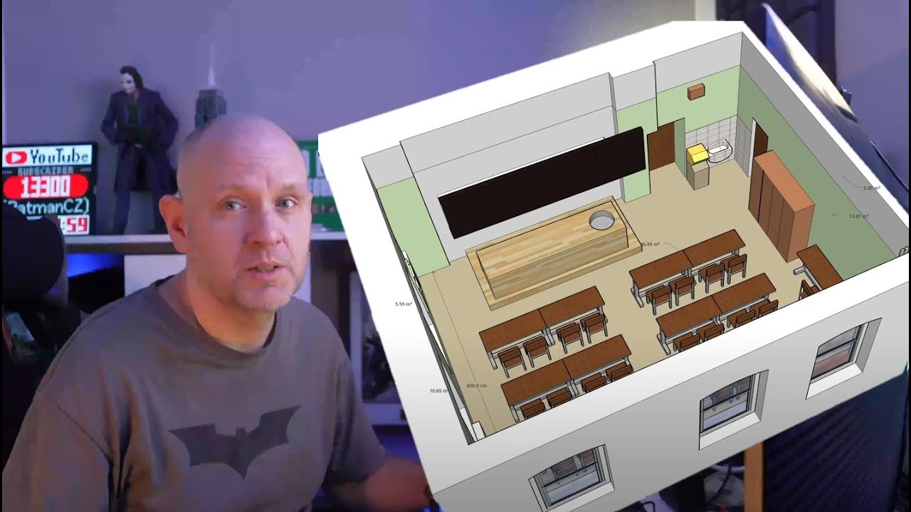 Jak snadno udělat 3D model místnosti?